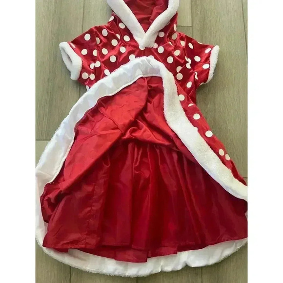 Disney Minnie Mouse Holiday Dress Girls‎ Size XL (11/12) - Picture 3 of 7
